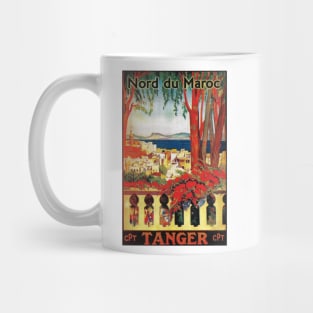 Moroccan Travel Poster: Tangier Mug